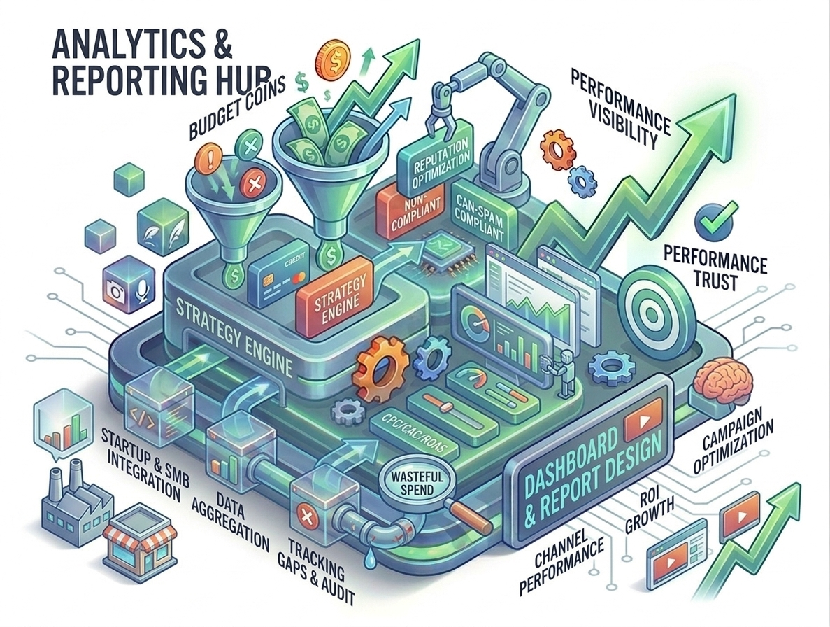 Analytics & Reporting Services for Startups, SaaS & Enterprises to Drive Growth