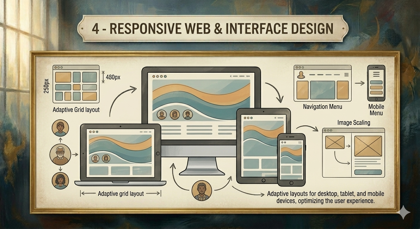 Responsive Web & Interface Design for Mobile, Tablet & Desktop Responsive web and interface design services optimized for mobile, desktop, and cross-device user experiences