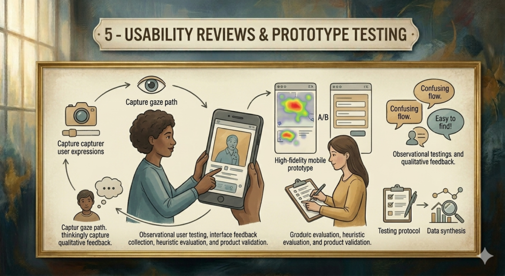 Usability Testing & Prototype Reviews to Improve User Experience Usability reviews and prototype testing services to identify UX issues and improve conversion performance