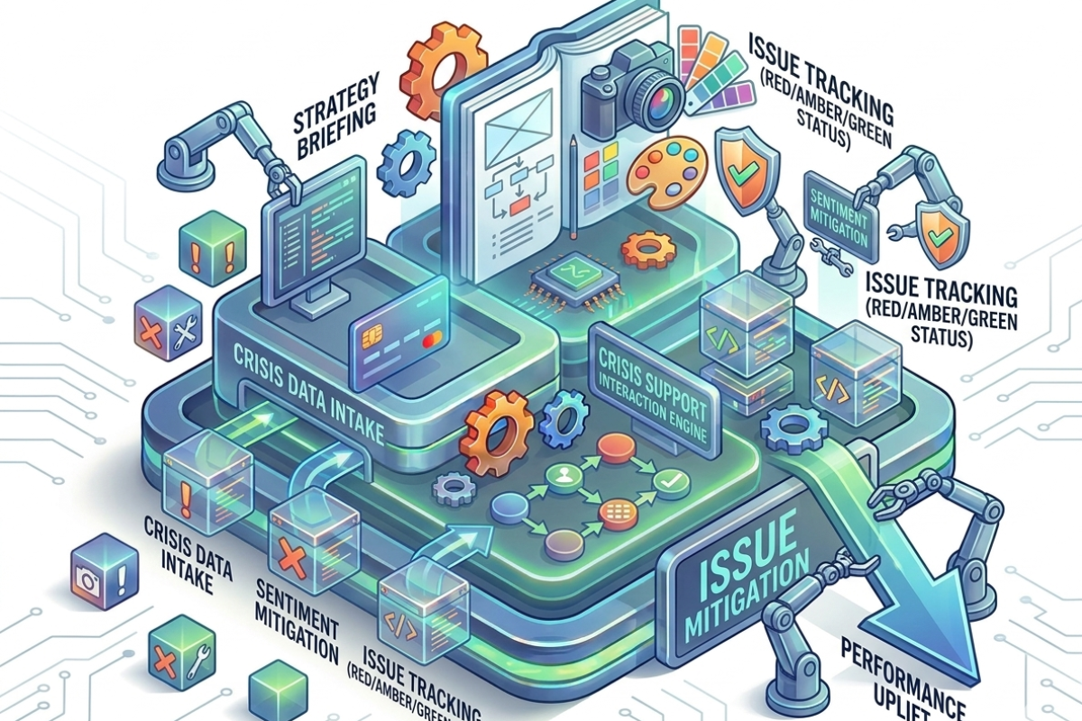 Crisis management and issue response in online reputation management ORM services to protect brand reputation during negative situations