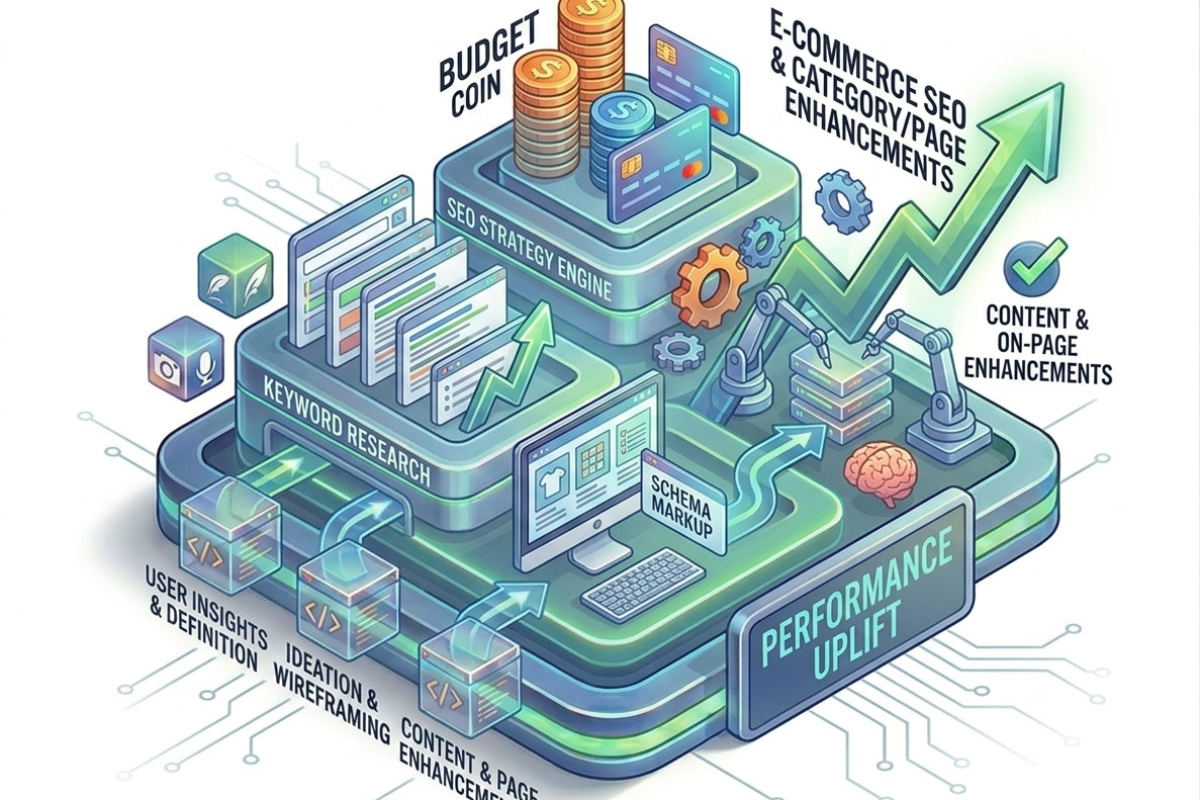 e commerce SEO and category page enhancements in e commerce optimization services to improve rankings and organic traffic