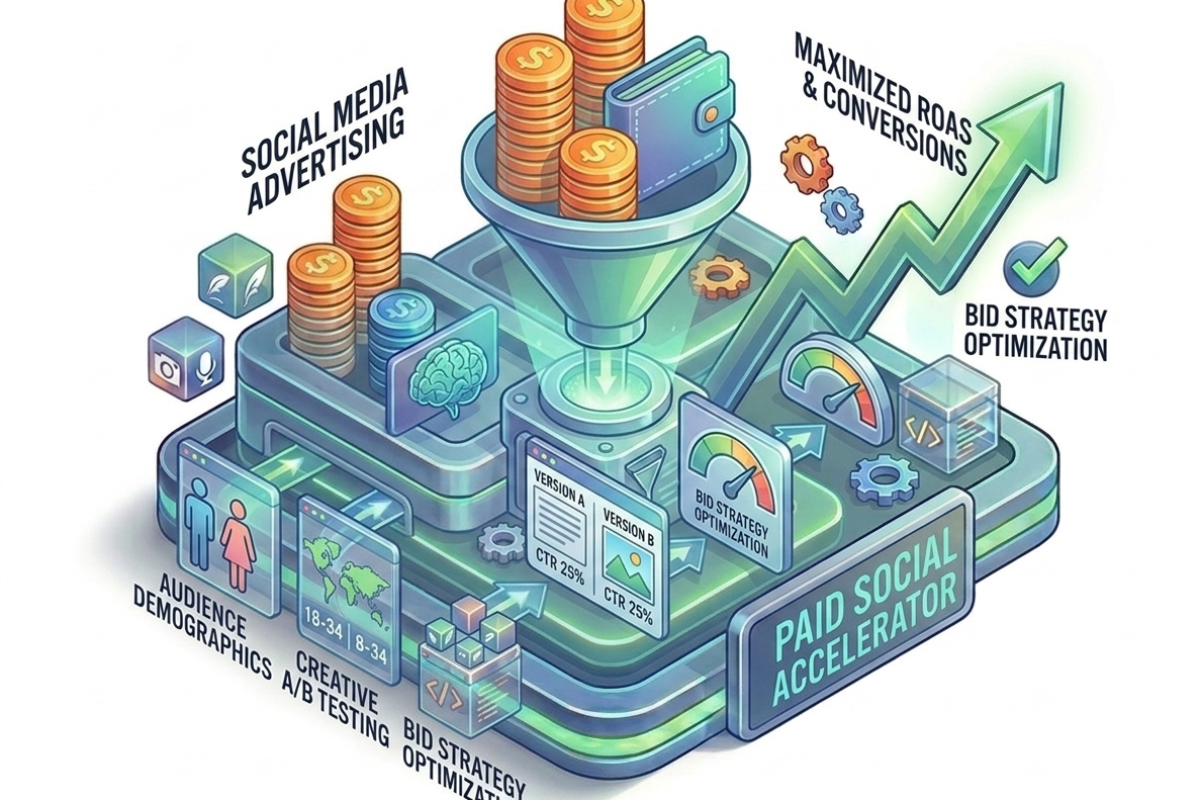 Paid social media advertising in social media marketing services to drive targeted traffic and conversions in India